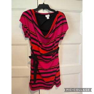 Maternity striped dress by Motherhood